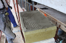Passzívház készült egyrétegű homlokzati ásványgyapot lapokkal