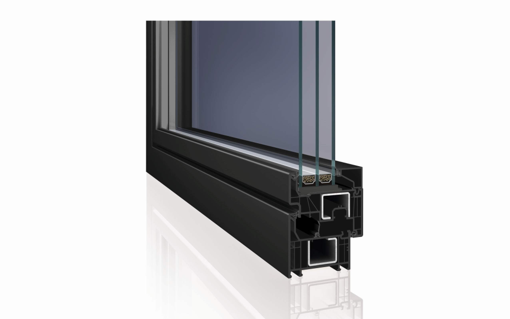 Egyedülálló profilrendszer az Inoutictól: Elegante – alumínium hatású PVC ablak