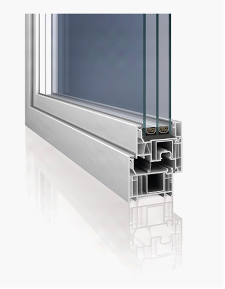 Egyedülálló profilrendszer az Inoutictól: Elegante – alumínium hatású PVC ablak