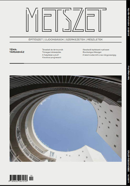 Társasházak a Metszet 2025/2. számában Társasházak a Metszet 2025/2. számában