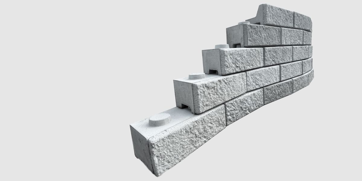 Easyblock: „mega-lego” formájú támfalelem