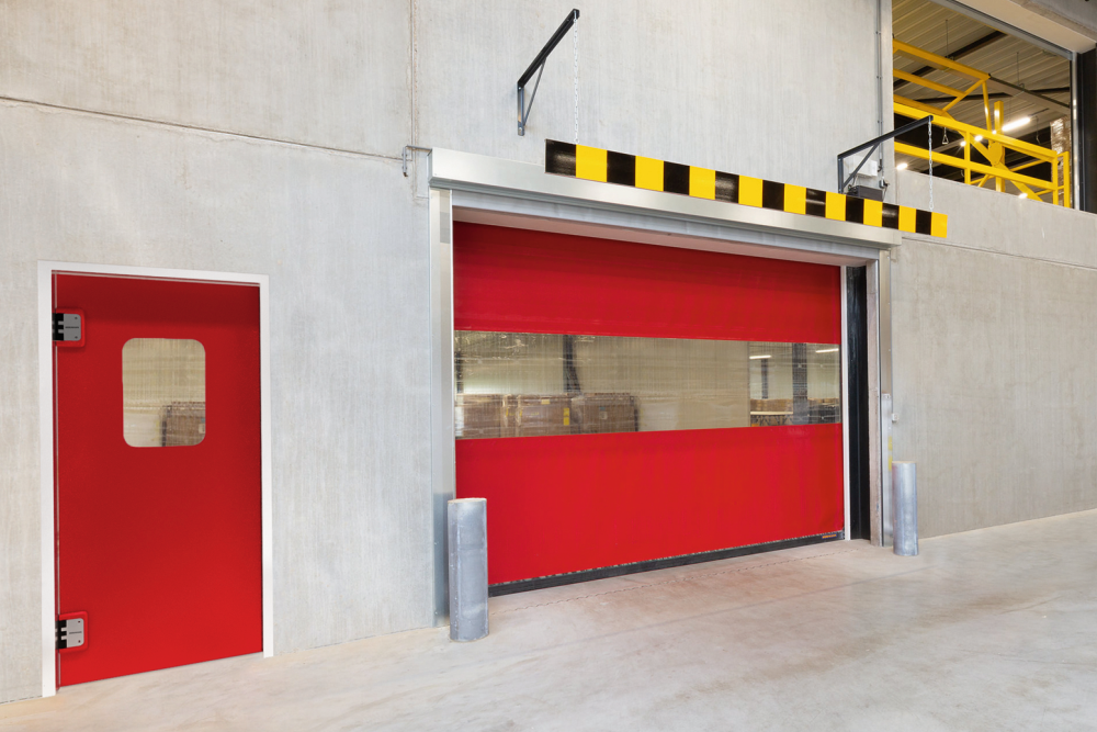 Robusztus és tartós lengőajtók polietilénből és rozsdamentes acélból Robusztus és tartós lengőajtók polietilénből és rozsdamentes acélból