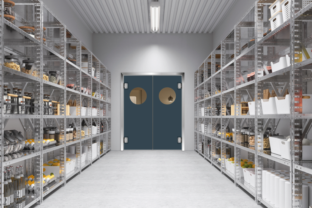 Robusztus és tartós lengőajtók polietilénből és rozsdamentes acélból Robusztus és tartós lengőajtók polietilénből és rozsdamentes acélból