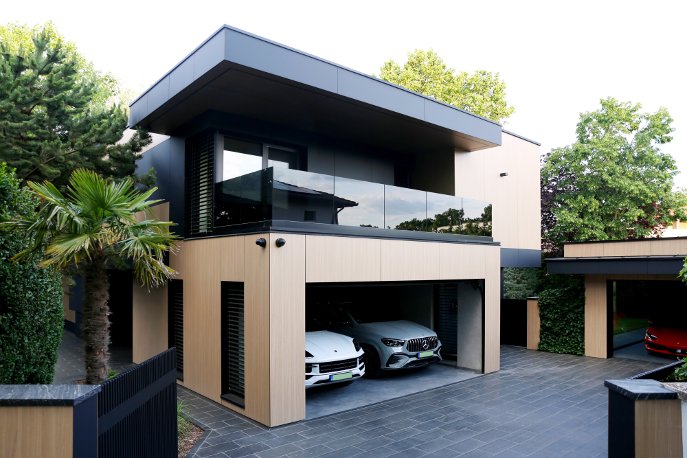 A ház, ahol a garázskapu is stílust teremt A ház, ahol a garázskapu is stílust teremt