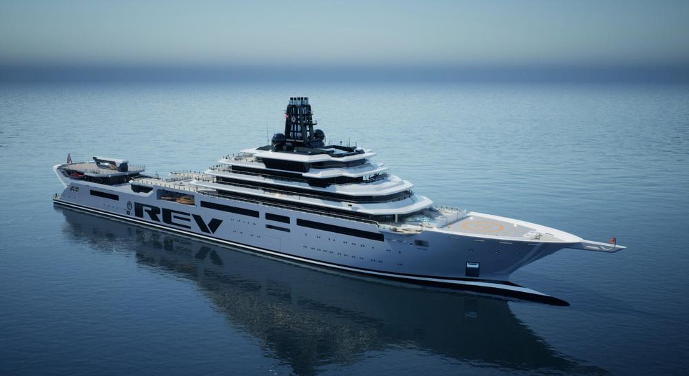 Új kémények a REV Ocean kutatóhajón Új kémények a REV Ocean kutatóhajón