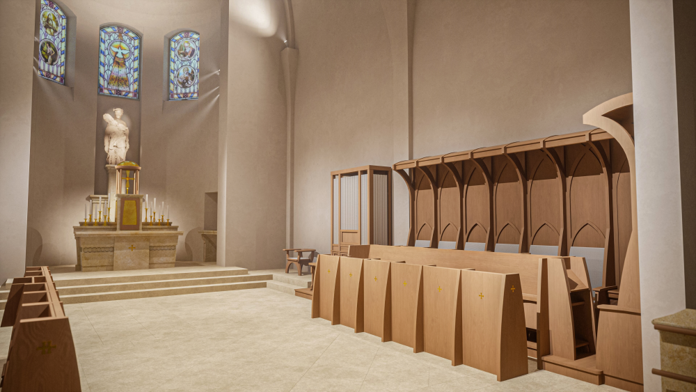 A hagyományokhoz és kötöttségekhez igazodva épült látványosan szép templom Gödöllőn