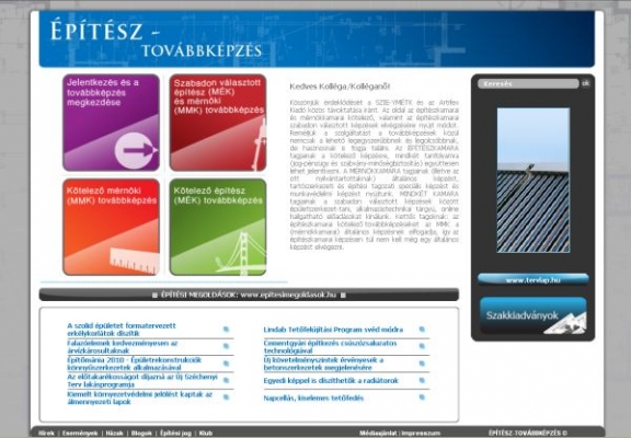 Már 12 továbbképzési pont szerezhető on-line Már 12 továbbképzési pont szerezhető on-line