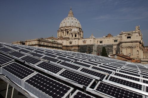 Trigenercis napenergia-rendszer a Vatiknban