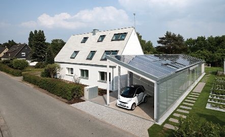 Fényaktív ház, mely egyben levegőaktív ház is