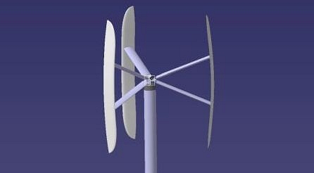 Kis szélsebességnél is jó hatásfokkal működő szélkerekek