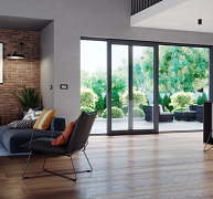 Megnövelt lakótér a Deceuninck teraszajtóival Megnövelt lakótér a Deceuninck teraszajtóival