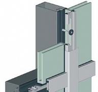 Függőleges és ferde függönyfalak elegáns acél függönyfalrendszere Függőleges és ferde függönyfalak elegáns acél függönyfalrendszere