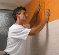 Közvetlenül csempézhető építőlemez Közvetlenül csempézhető építőlemez